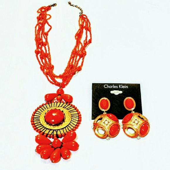 Necklace &earring set. - Picture 7 of 8